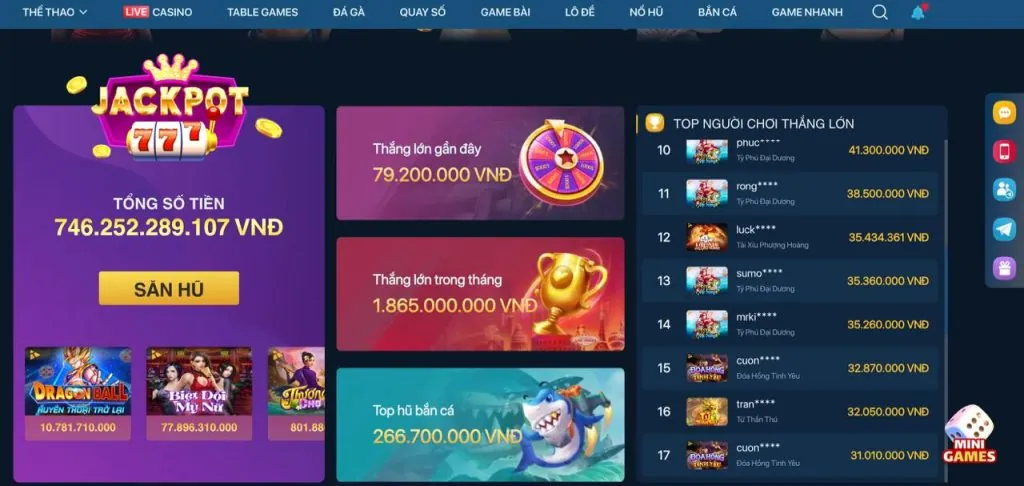 Jackpot lũy tiến 88k win